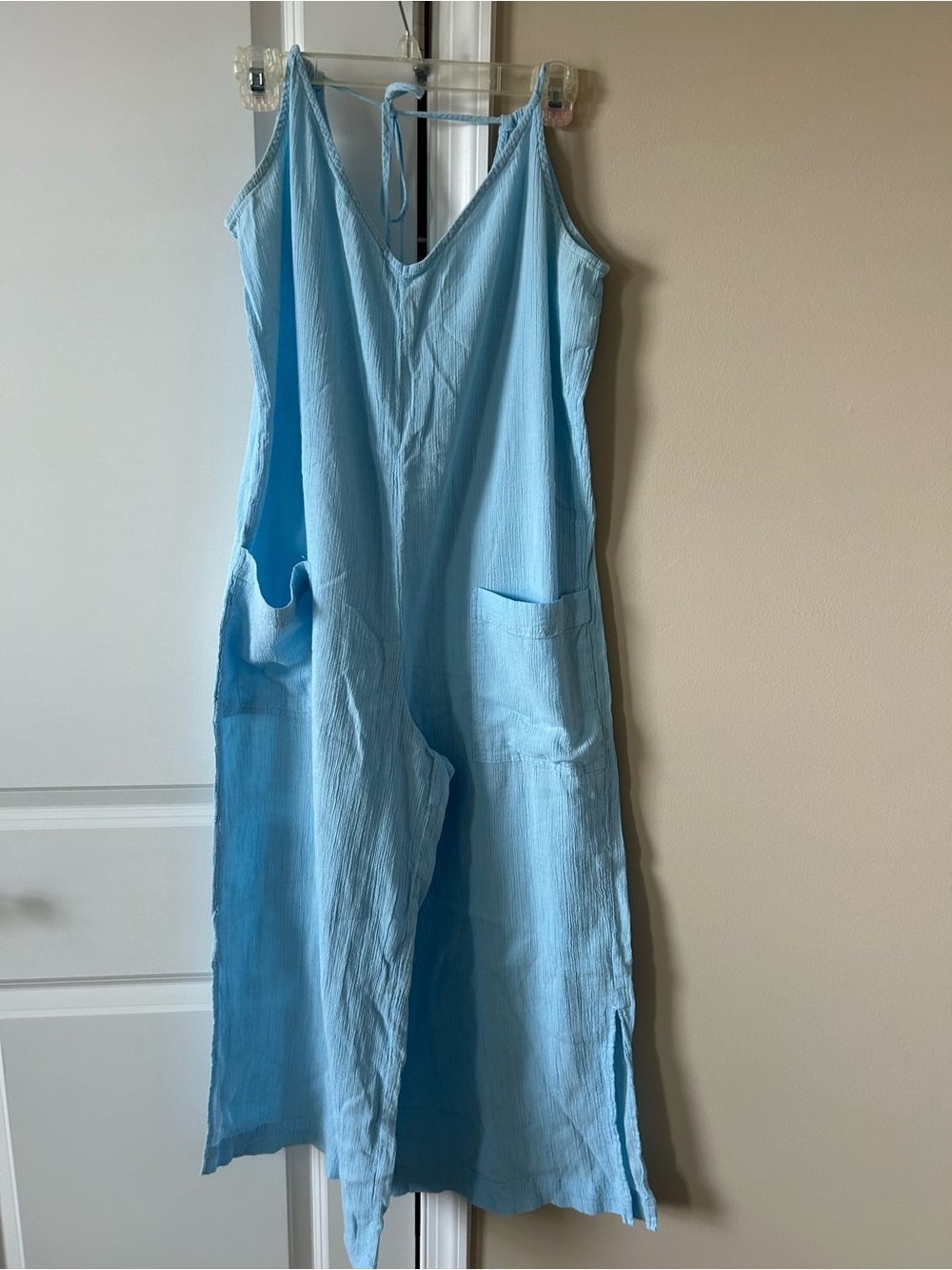 Sanctuary Light Blue Cotton Jumpsuit